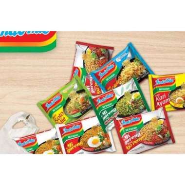 INDOMIE MIE INSTAN GORENG/KUAH GORENG RENDANG