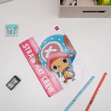 Deli Writing Book / Buku Tulis Sekolah A5 58lembar Random Color CNA558 One Piece