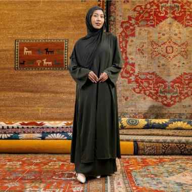Lozy Hijab - Haura Tunik Set (One Set Tunik Melayu) Charcoal