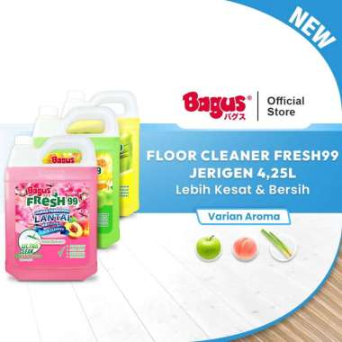 Bagus Fresh 99 Floor Cleaner Jeriken 4.25L - Cairan Pembersih Lantai Citronella