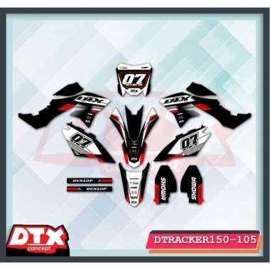 Decal dtracker full body decal dtracker decal dtracker supermoto stiker motor dtracker stiker motor 