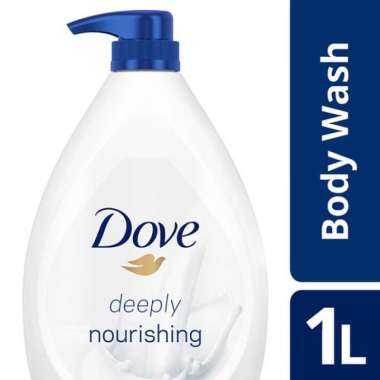 Promo Harga Dove Body Wash Deeply Nourishing 1000 ml - Blibli