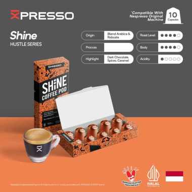 Nespresso Capsule Compatible - Xpresso Coffee Capsule Shine