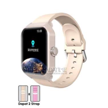 Jam Tangan All Gender Aibro SMARTWATCH Free Strap Original 100% Rubber Sport Rose Gold AIBRO-F6-ROSE