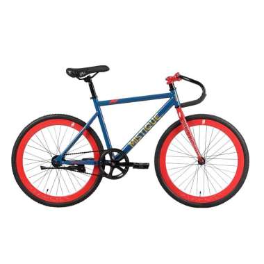 SEPEDA FIXIE ALTON MISTIQUE by ELEMENT 24 inch REM TORPEDO STANG BALAP Biru