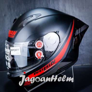 NOLAN HELM N606 SPORT OUTSET #021 | FLAT BLACK RED | N60-6 DOUBLE VISOR M