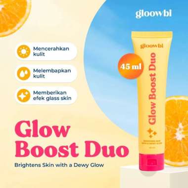 GLOOWBI Sunscreen Wajah Glass Skin Sunscreen SPF40 PA+++ Official Moisturizer Gloowbi