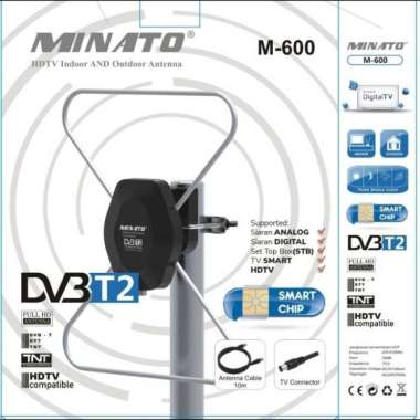 MINATO ANTENA TV DIGITAL M 600 (INDOOR & OUTDOOR)