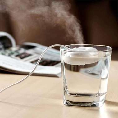 LAQVLA Ultrasonic Air Humidifier Aromatherapy Donat Celup L2017 Krey Anti Dehumidifier Purifier Ruan