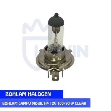 HALOGEN BULB / BOHLAM HALOGEN LAMPU MOBIL H4 12V 100/90 W CLEAR
