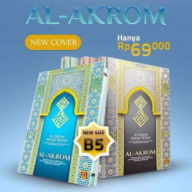 Al Quran Waqaf Ibtida Al Akrom B5 Alquran Non Terjemah Biru