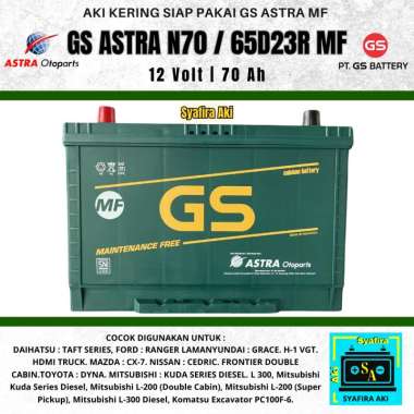 GS MF ASTRA (AKI KERING) N70 / 65D31R 12V 70Ah Aki Mobil