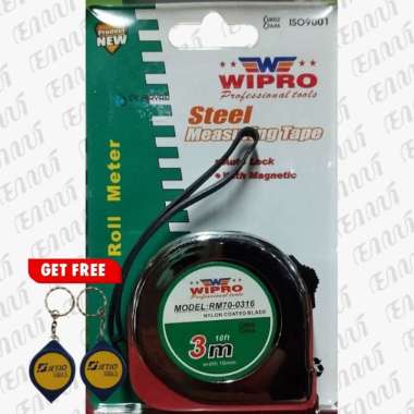 WIPRO STEEL MEASURING TAPE 3M x 16MM / METERAN 3M x 16MM RM70-0316