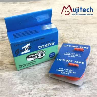 LIFT OFF CORRECTION TAPE BROTHER ISI 2 PITA PENGHAPUS MESIN KETIK TIK GX 6750 8250 CE EM AX