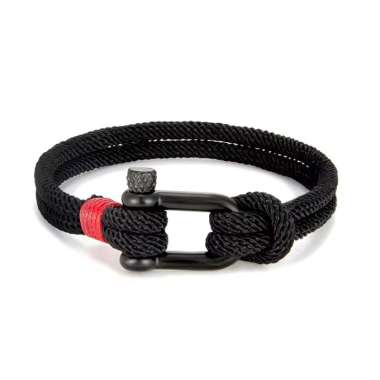 REX PARACORD BRACELET gelang tali gelang pria + FREE BREWYN POUCH BLACK
