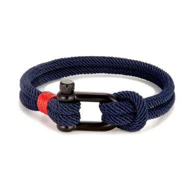 REX PARACORD BRACELET gelang tali gelang pria + FREE BREWYN POUCH NAVY
