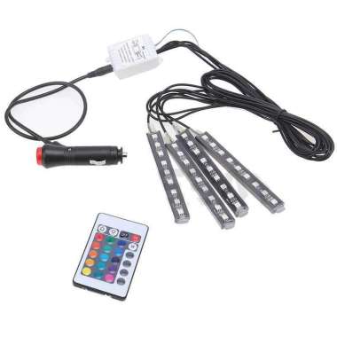 lampu led variasi mobil motor RGB remote kontrol