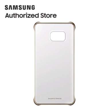 Clear Cover Samsung Galaxy S6 Edge - Gold