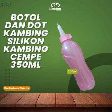 Dot Cempe Botol Susu Cempe Kambing Dot Silikon Putih Dan Botol 350 Ml