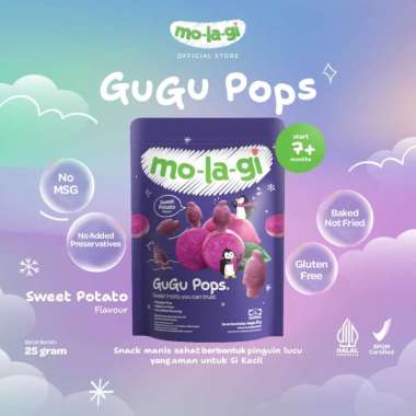 Molagi Gugu Pops Sweet Potato & Pumpkin | Snack Bayi SWEET POTATO