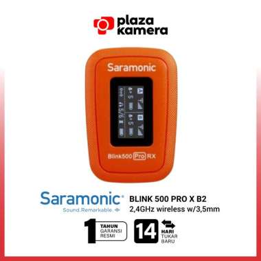 Saramonic Blink500 ProX B2 Mic Wireless Mic Podcast 2 orang Orange