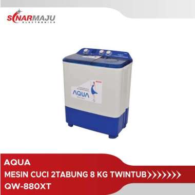 MESIN CUCI AQUA 2TABUNG 8KG 861XT