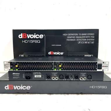 Equaliser dBvoice HD 15 FBQ Original With Output Sub