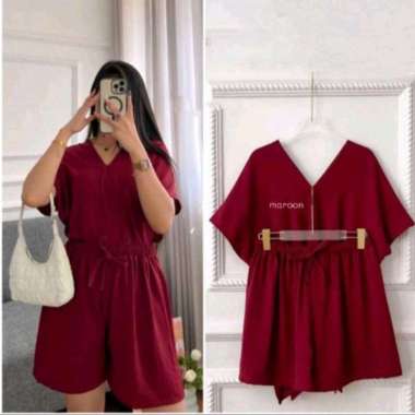 ONE SET VINNY HOTPANTS SETELAN CELANA PENDEK WANITA TERBARU ADEM SETELAN BAJU DAN CELANA PENDEK HOTP