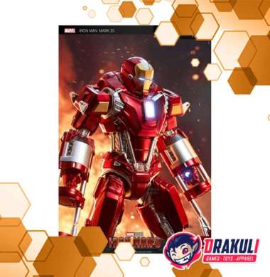 ZD Toys Marvel 1/10 Scale Collectible Figure - Iron Man 3 Mark 35