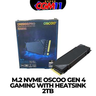 SSD M.2 NVME OSCOO GEN 4 GAMING WITH HEATSINK - 2TB