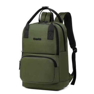 Navy Club Tas Ransel Kasual CGJ - Backpack Daypack Tas Laptop Up to 14 Inch Tas Pria Wanita Olive