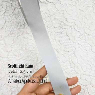 1 GULUNG +/- 100 METER PITA SKOTLET SCOTLIGHT SCOTLITE KAIN 2,5 CM TYPE Z