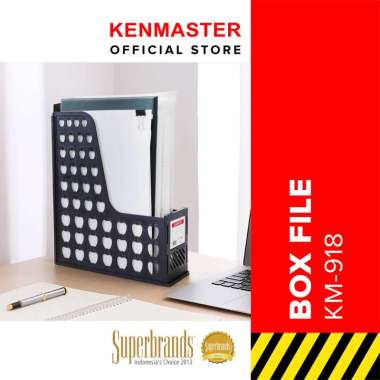 Kenmaster Rak Dokumen Lipat Hitam KM-918 / File Box Black / Rak Penyimpanan File - OL111