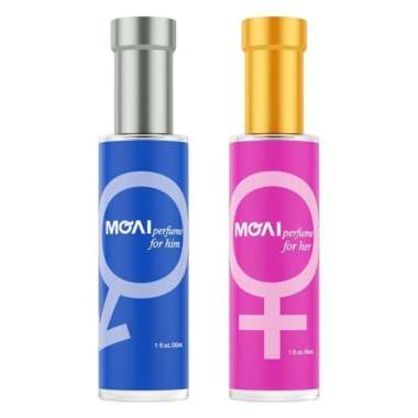 valentine day X010M - PARFUM MOAI UNISEX TAHAN LAMA - Biru paling murmer Biru