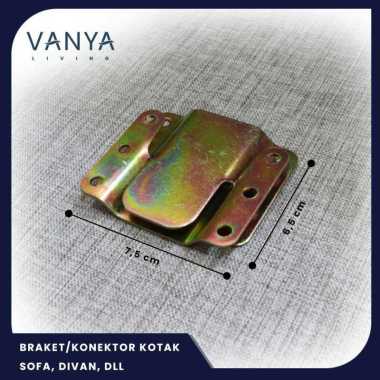 BRAKET/KONEKTOR KUPU KUPU GOLD/PENGAIT SOFA/DIVAN SEPASANG - BAHAN BAKU SOFA/AKSESORIS SOFA/FURNITURE/LEMARI/KURSI/DIVAN/SPRING BED/KASUR/TAS/SEPATU