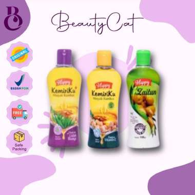 Minyak Rambut Happy Kemiriku Penyubur Rambut zaitun