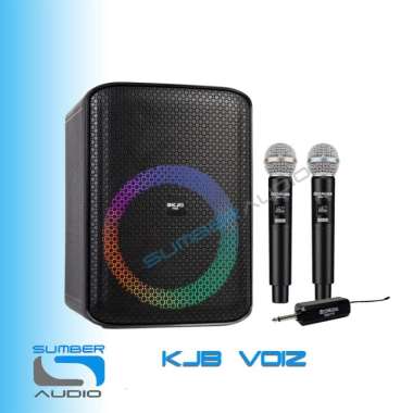 KJB VOIZ Speaker Partybox bluetooth AV308 Party Box Garansi resmi 1 tahun dengan mic