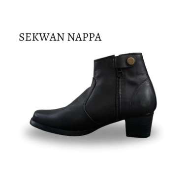 SEPATU PDH SEKWAN NAPPA mojo - Sepatu kulit hak 3-5cm - 39, Nappa ukuran sepatu-42