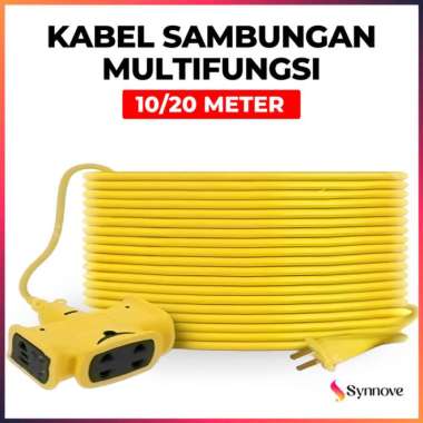 Sambungan Kabel Listrik 10M -20M Multifungsi Penyambung Kabel Listrik Colokan Kabel Roll Listrik Kab
