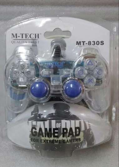 Gamepad Single M-Tech / Stick Laptop /Stick PC / Joystick Transparan Merah