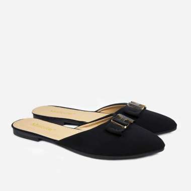 Mascotte FRASYA Sepatu Sandal Bustong Wanita 102.014 [ Hitam ] 39