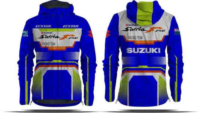 jaket racing suzuki racing bahan LOTTO L