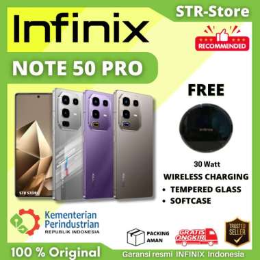 INFINIX NOTE 50 PRO 8/256 GB GARANSI RESMI INFINIX TERBARU NOTE 50 PRO 4G 8/256 GB - INFINIX NOTE 50