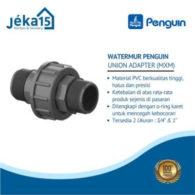 Water Mur | Water Mur Penguin Drat Luar Dan Drat Luar | Union Adapter 1"
