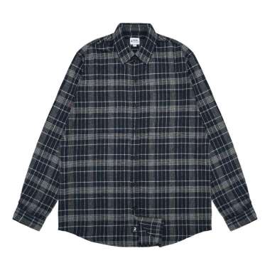 3Second Men's Flannel Plaid Shirt Long Sleeve Regular Fit Preto OL-C010225 Red M