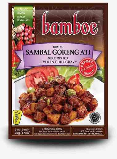 Bamboe Sambal Goreng Ati Ampela 54g Bumbu Instan
