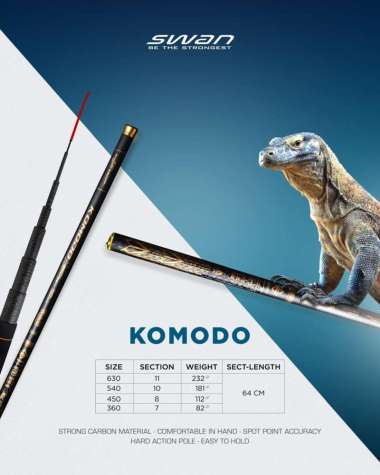 Tegek Pancing Swan KOMODO 630