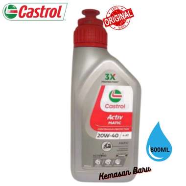 Oli Castrol Matic Xtra 20W-40 0,8L / Oli matic castrol xtra 4T