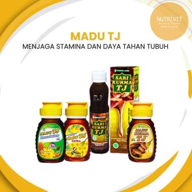 MADU TJ ALL VARIANT / MURNI/EXTRA/PANAS DALAM/ KURMA MADU TJ MURNI 250 GR