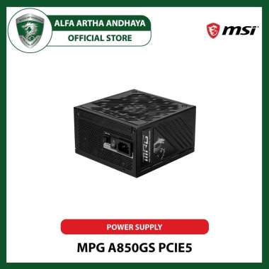 MSI PSU MPG A850GS PCIE5 [850W] FULL MODULAR 80+ GOLD
